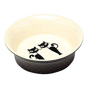 Ceramic Bowl Silhouette Cat